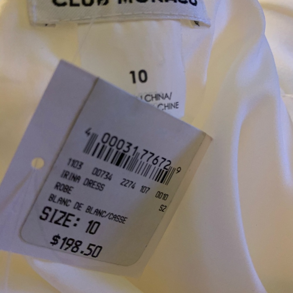 White dress- Club Monaco Irina dress - Picture 2 of 7